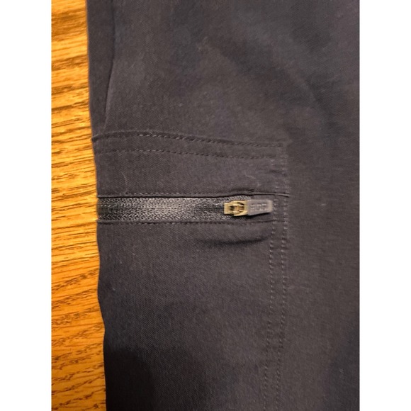 FIGS Zamora Jogger Scrub Pants Navy Blue FIONx Yoga Waistband women's large - Picture 2 of 9